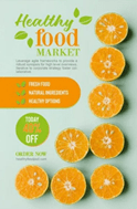 PSD FLyers Mercado de Alimentos Saludables