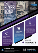 Flyer Cubierta Abstracta