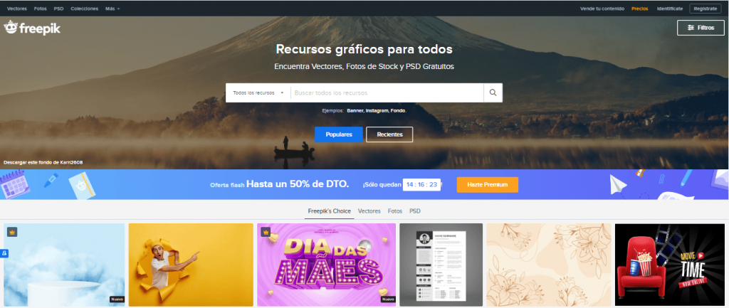 Diseño gráfico desde páginas, Freepik