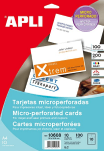 Papeles Para Imprimir Tarjetas Apli Paper 10608