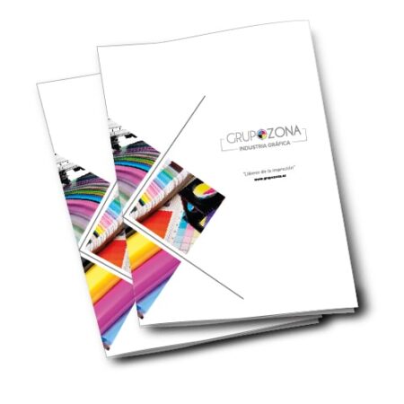 Folletos plegados y perforados