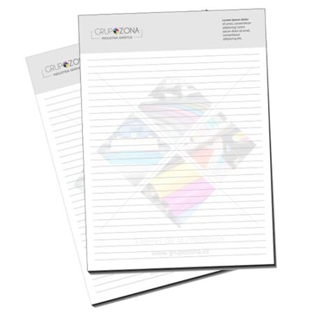 Blocs encolados - impresión a una cara