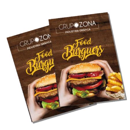 Cartas de platos de solo una hoja