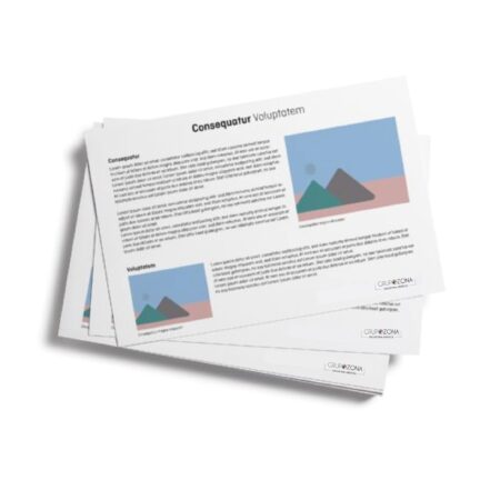 Impreso a dos caras a cuatro colores