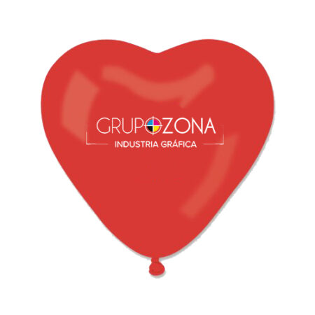 Globos de corazón