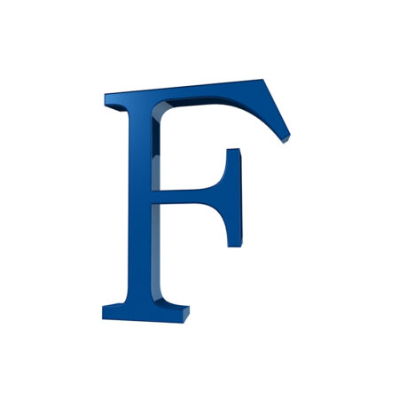 Letras corpóreas sin luz