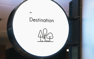 PSD Rótulos Sin Luz Gratis 2021 Circular Minimalista Blanco