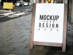 PSD Caballetes Publicitarios Gratis 2021 Minimalista