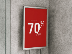 Caballetes Publicitarios PSD Descuento