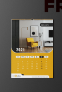 Gratis PSD Calendarios de Pared Año del Buey