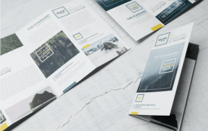 PSD Cuadríptico Cuatro Paneles