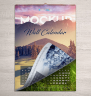 PSD Calendarios Pared Gratis 2021 Paisajes