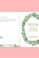 Cubierta Blanco y Flores en Acuarela